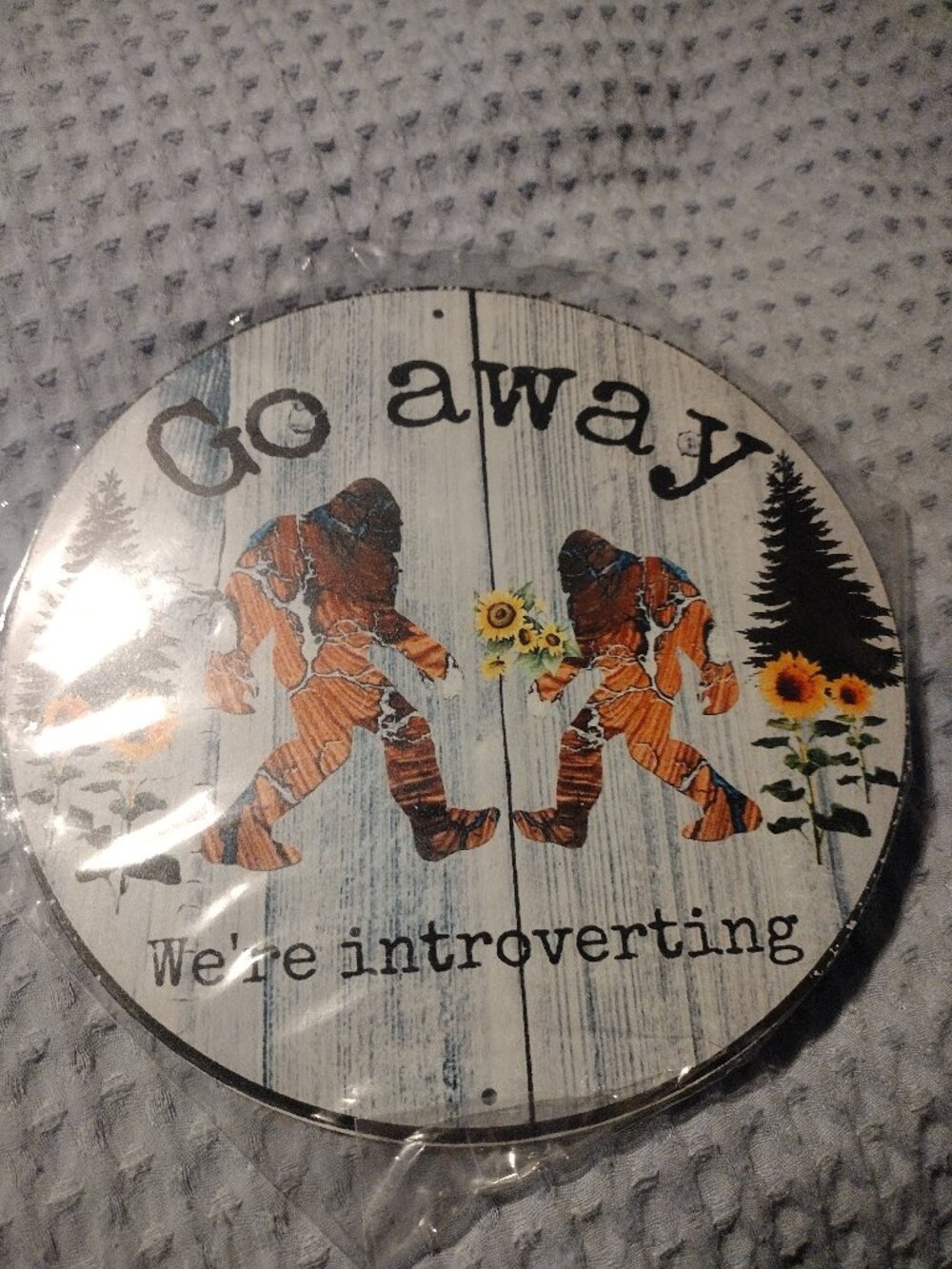 Bigfoot Tin Sign